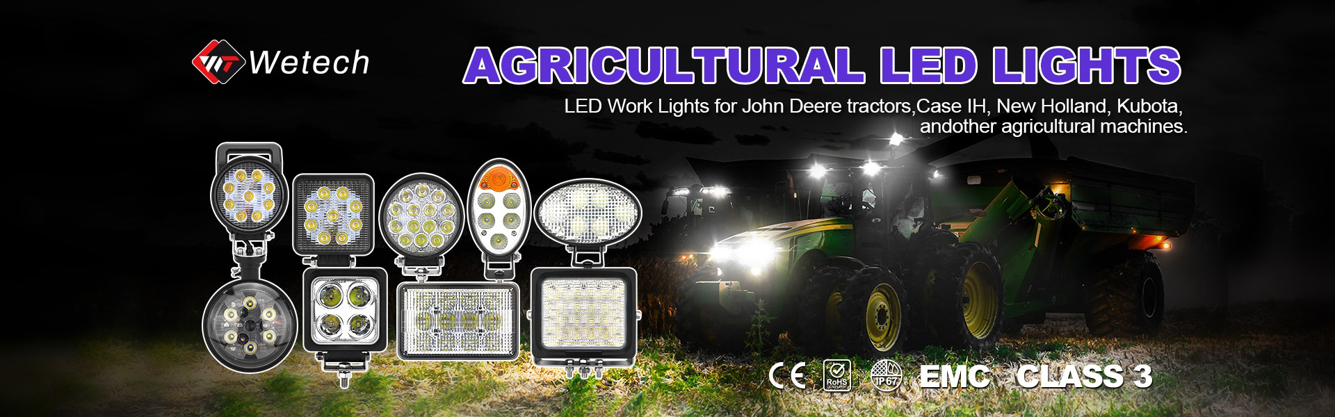 GoBo Logo Projector, LED Work Light, LED Forklift Light,Wetech Electronic Technology Limited